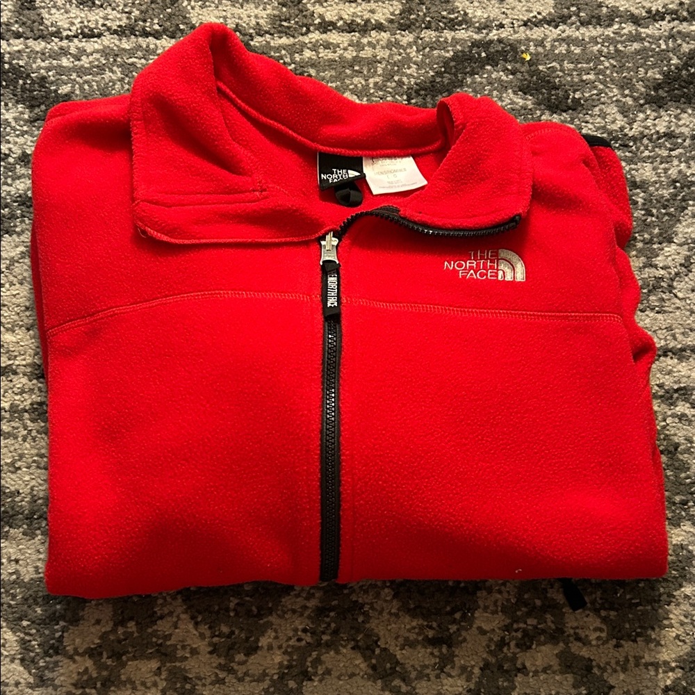 The North Face Vibrant Red Zip-Up
